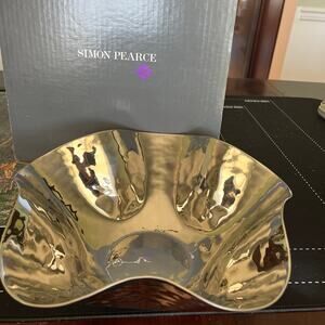 Simon Pearce Hammered Stainless Steel Bowl